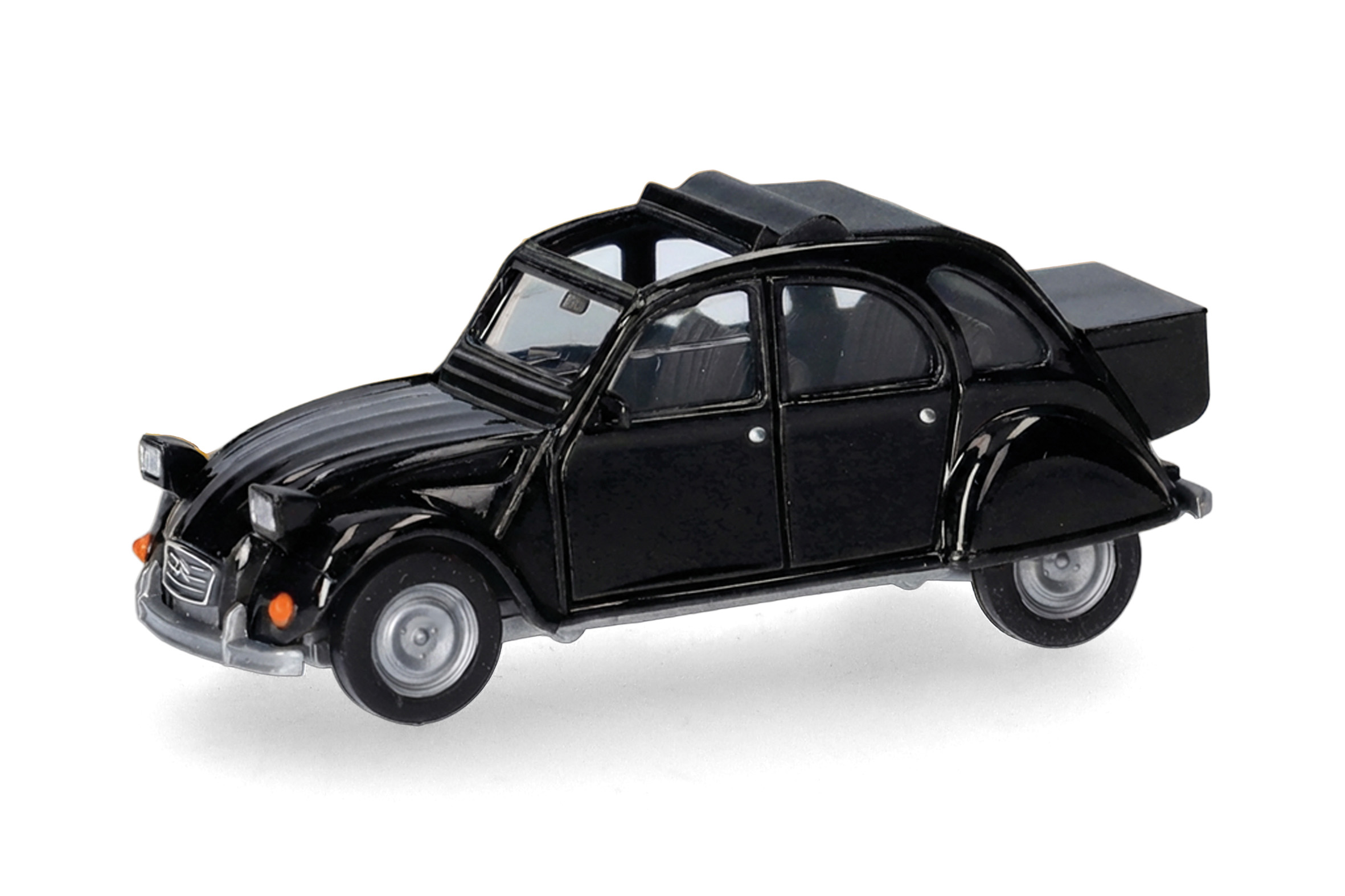 Herpa 027632-007 Citroën 2 CV mit Queue schwarz