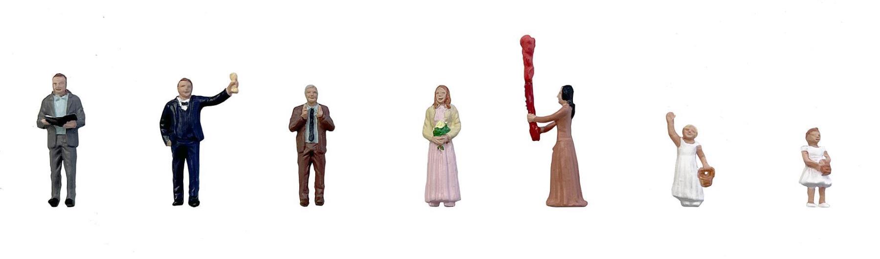 Faller 151653 Hochzeitsgäste 1:87 Spur H0 Neu OVP Figuren