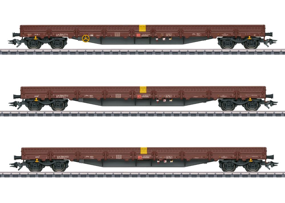 Märklin 47162 Niederbordwagen-Set Res-x (DB AG) 1:87 Spur H0 AC
