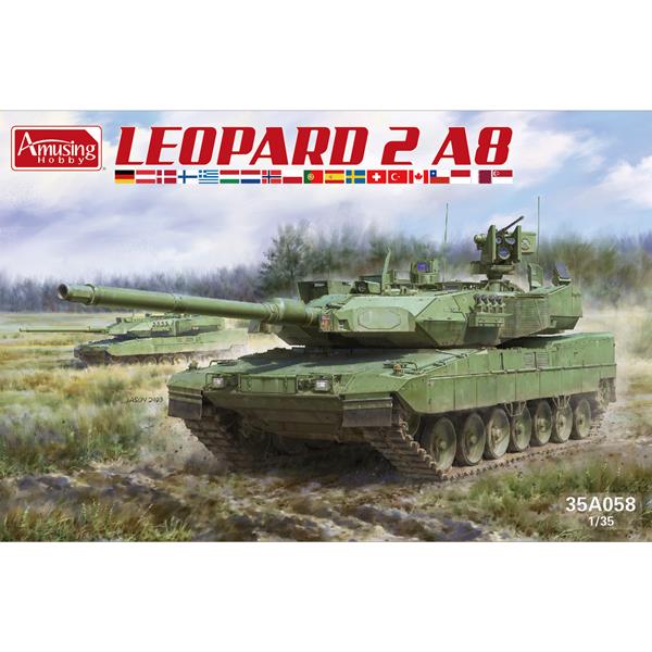 Amusing Hobby 35A058 Leopard 2 A8 1:35 Modellbausatz NEU OVP