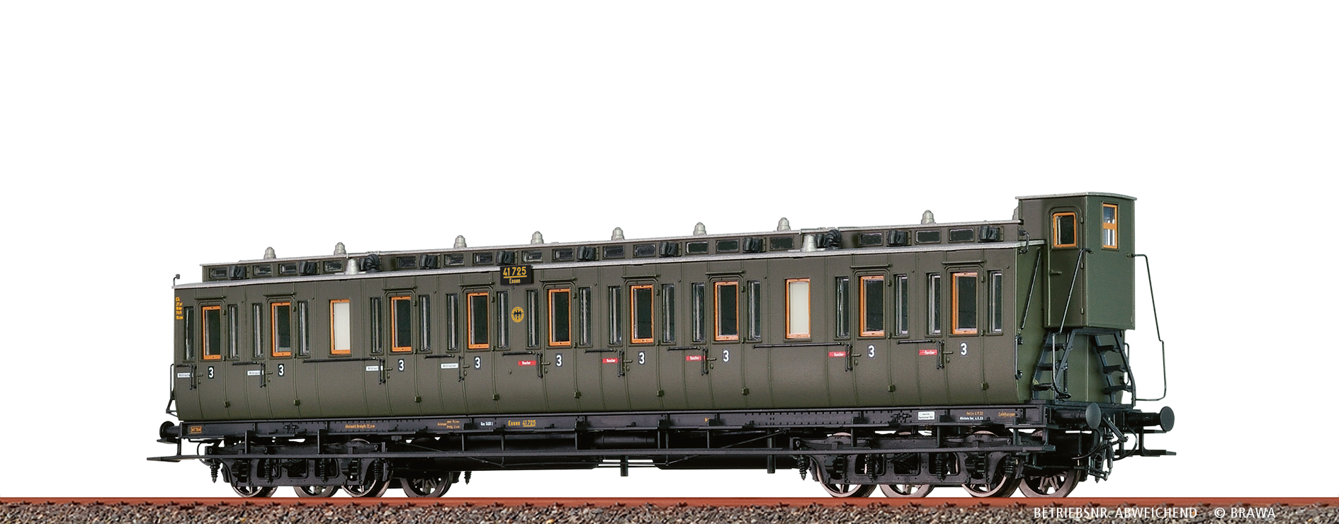 Brawa 45272 H0 Abteilwagen C4 DRG