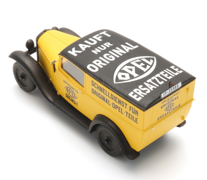 Artitec 387.651 Opel 1.2l Kastenwagen Opel Originalteile 1:87 Spur H0