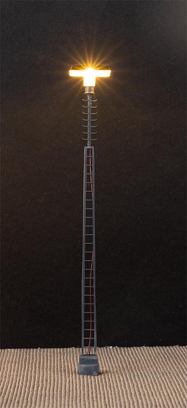 Faller 180210 LED-Gittermast-Aufsatzleuchte - 1:87 Spur H0 - Neu - OVP