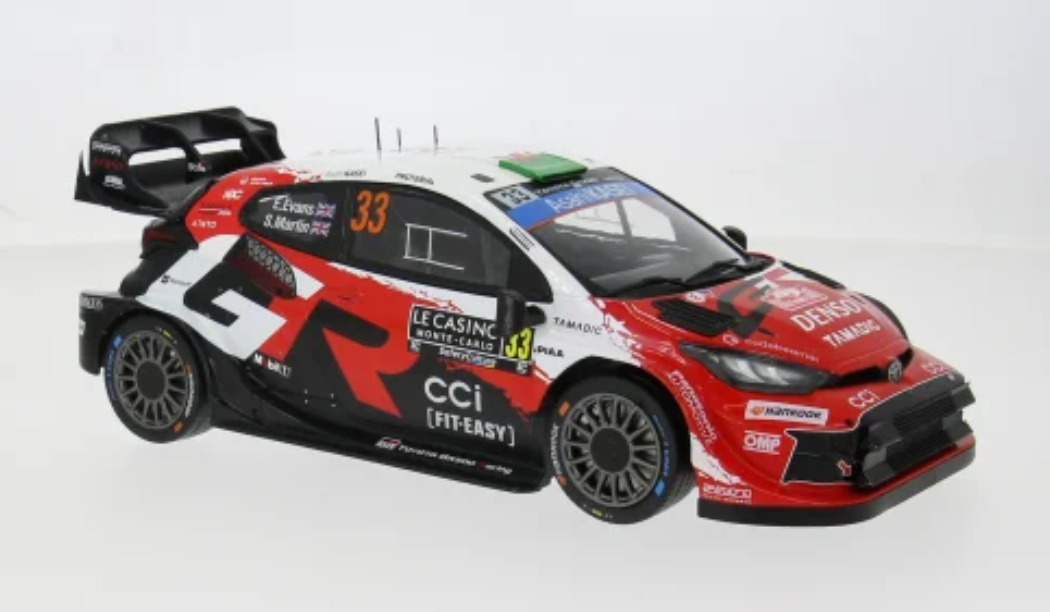 E.Evans/S.Martin #33 Toyota GR Yaris Rally1 1:18 NEU