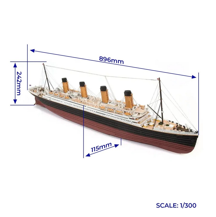 OcCre 14009 Titanic 1:300 Holzbausatz NEU OVP