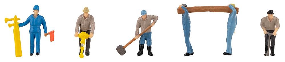 Faller 151621 Gleisbauarbeiter - 1:87 Spur H0 - Neu - OVP