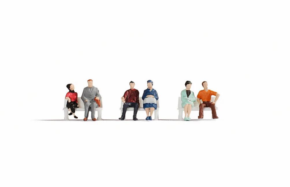 Noch 38130 Sitzende ohne Bänke 1:160 Spur N Neu OVP Figuren