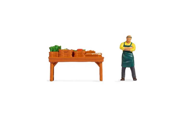 Noch 16500 Tiny-Scenes „Gemüsestand“ 1:87 Spur H0 Neu OVP