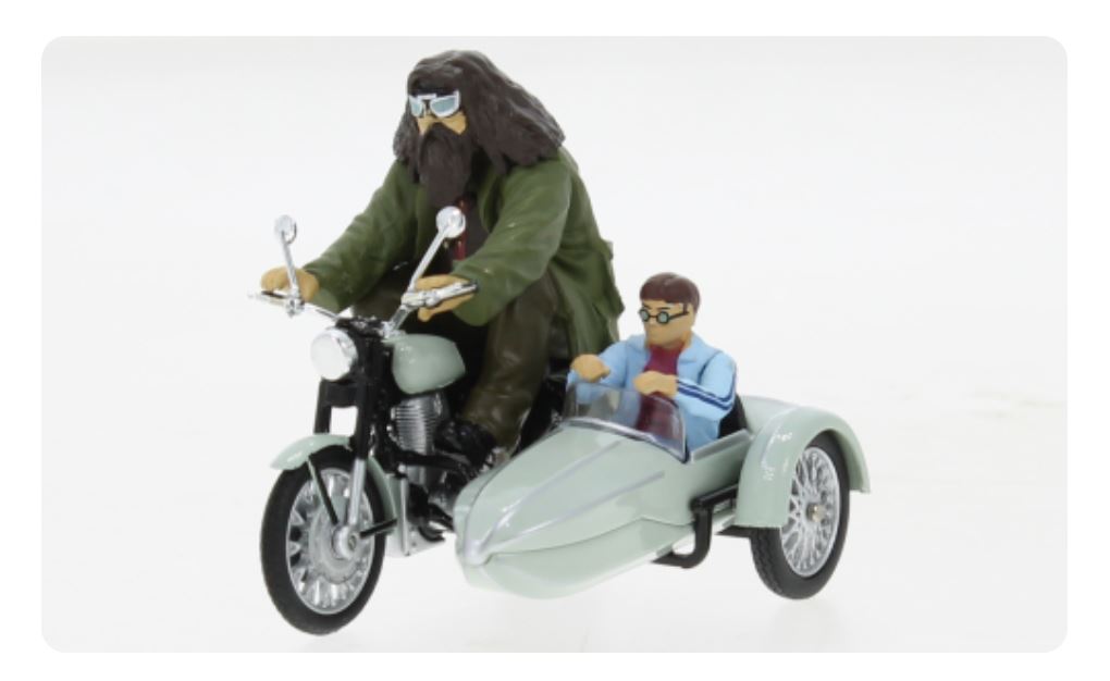 Harry Potter Hagrid Motorcycle & Sidecar Fertigmodell