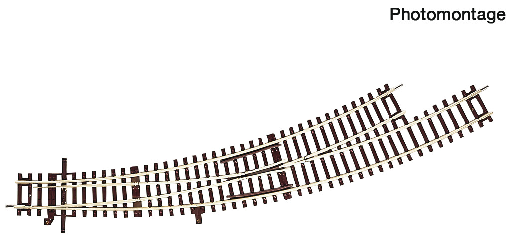 Roco 42474 Bogenweiche links BWl5/6 ohne Antrieb 1:87 Spur H0