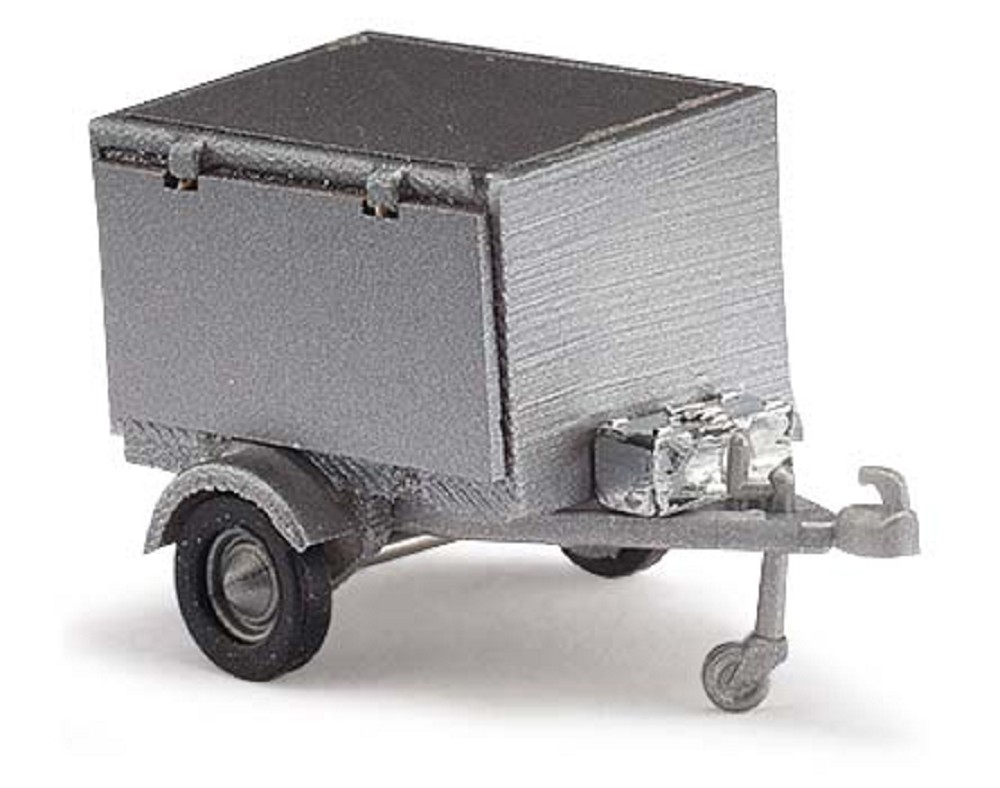 Busch 59955 Hundeanhänger mit Hund (Miniaturmodell)