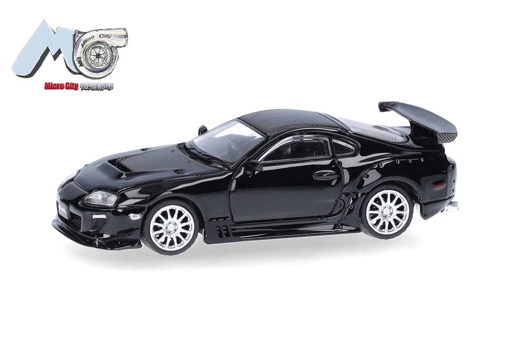 Herpa 87MC000030 MicroCity: Toyota Supra schwarz (1993-2002) 1:87 NEU
