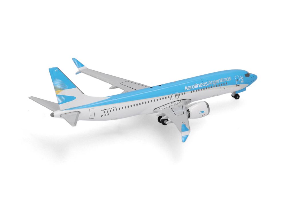 Herpa 539081 Aerolíneas Argentinas Boeing 737 Max 8 LV-KKE 1:500