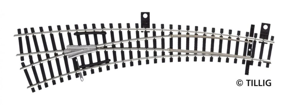 Tillig 83364 IBW links Abzweig 15° R631, Abzweig 30° R310 Spur TT
