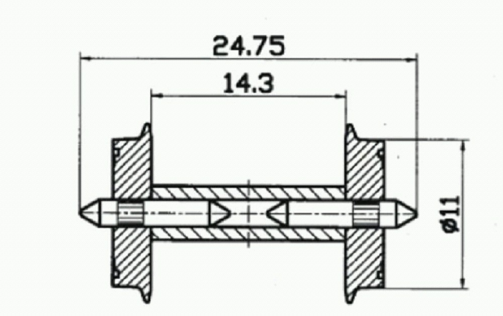 Roco 40192 DC-NEM-Normradsatz - Spur H0 - Neu - OVP