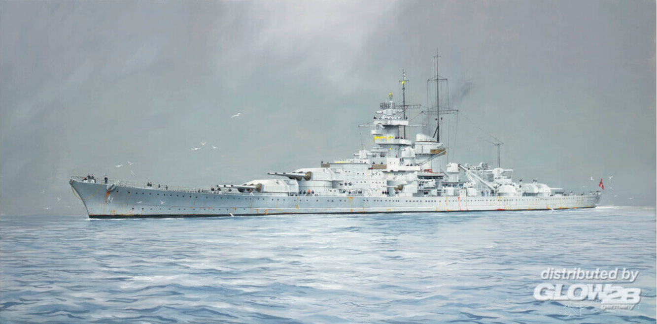 German Gneisenau Battleship in 1:350