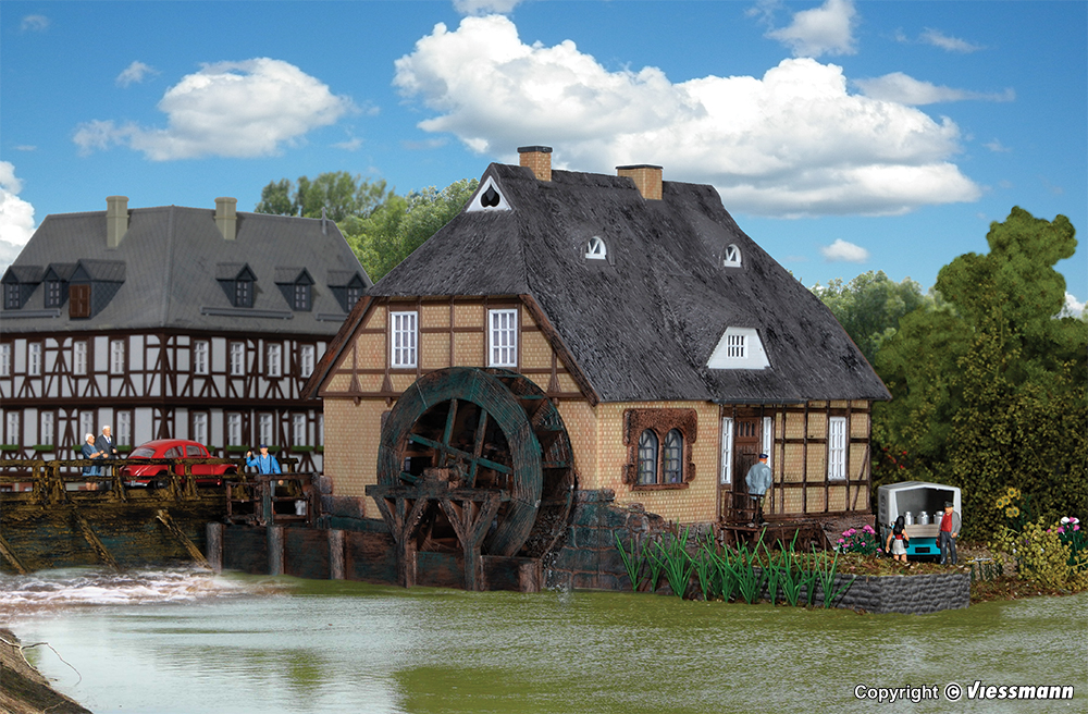 Kibri 39157 Moisburger Wassermühle 1:87 Spur H0 Bausatz Neu