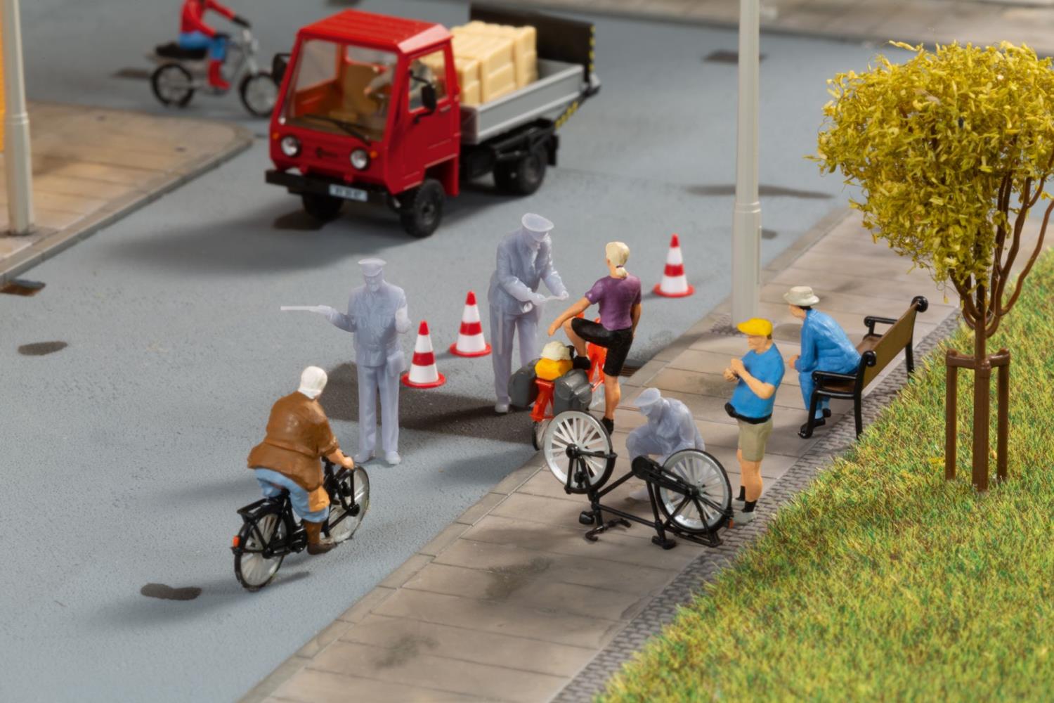Auhagen 41679 Figuren Verkehrskontrolle 1:87 Spur H0 Neu OVP