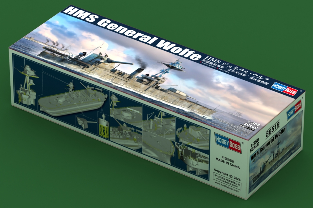 HobbyBoss 86519 HMS General Wolfe 1:350 Modellbausatz NEU OVP