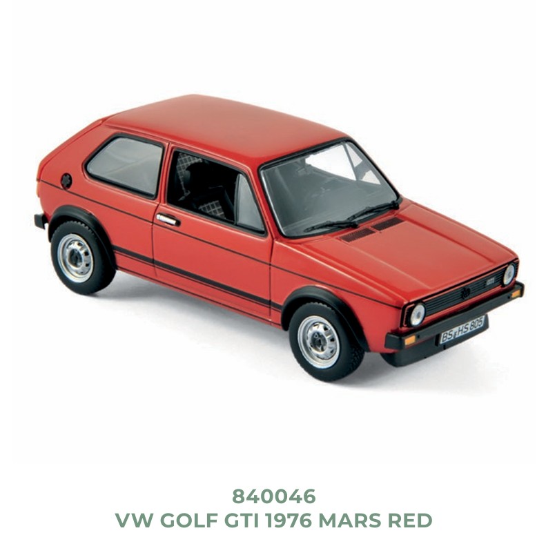 Norev 840046 VW Golf GTI 1976 Mars Red 1:43 (Reprod 2026)