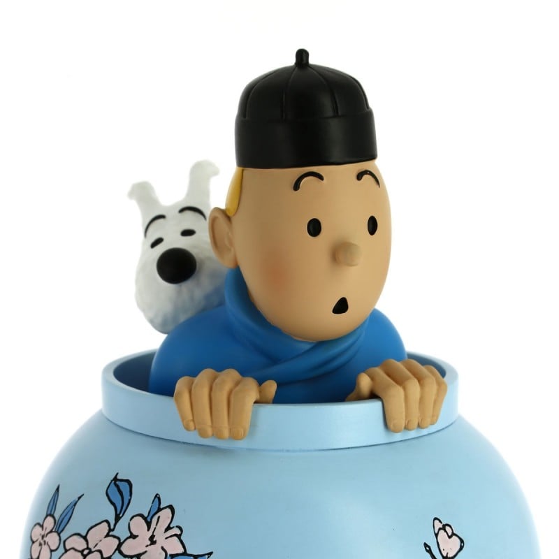 Tim & Struppi TINTIN 46401 Vase Blauer Lotus Tim & Struppi - Icons 22,5 cm