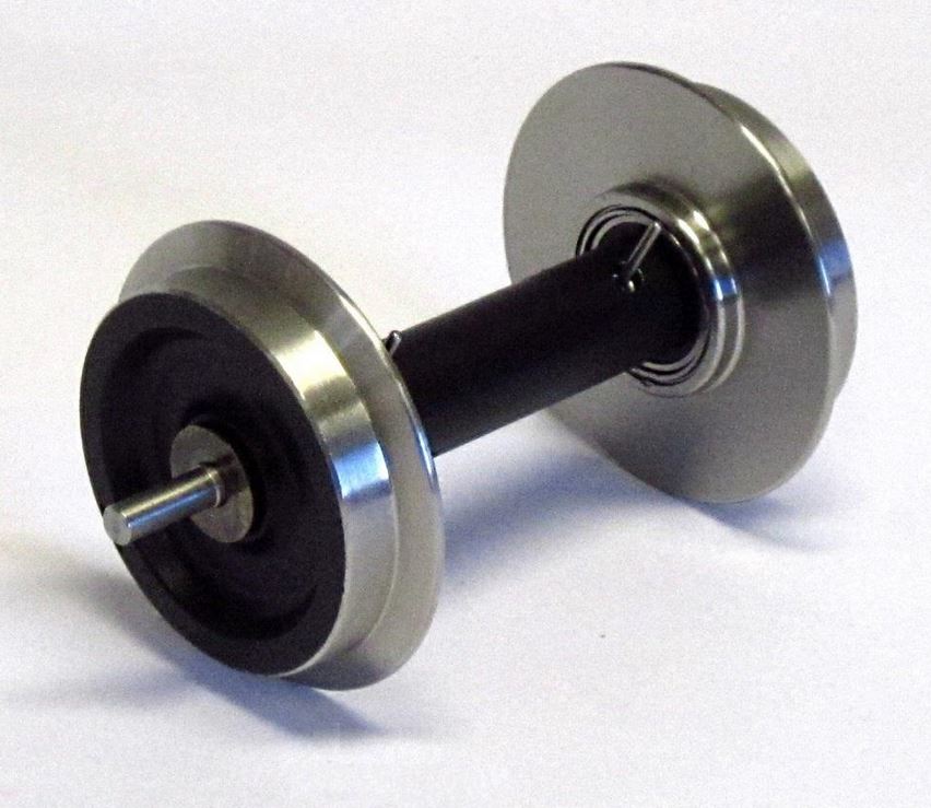 Piko 36167 Metallradsatz für Wagen, 30 mm (2 Stck., kugelgelagert)