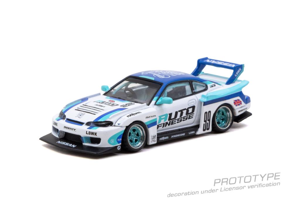 Tarmac Works T64-091-AF 1:64 NISSAN SILVIA (S15) LB SUPER SILHOUETTE AUTO FINESSE