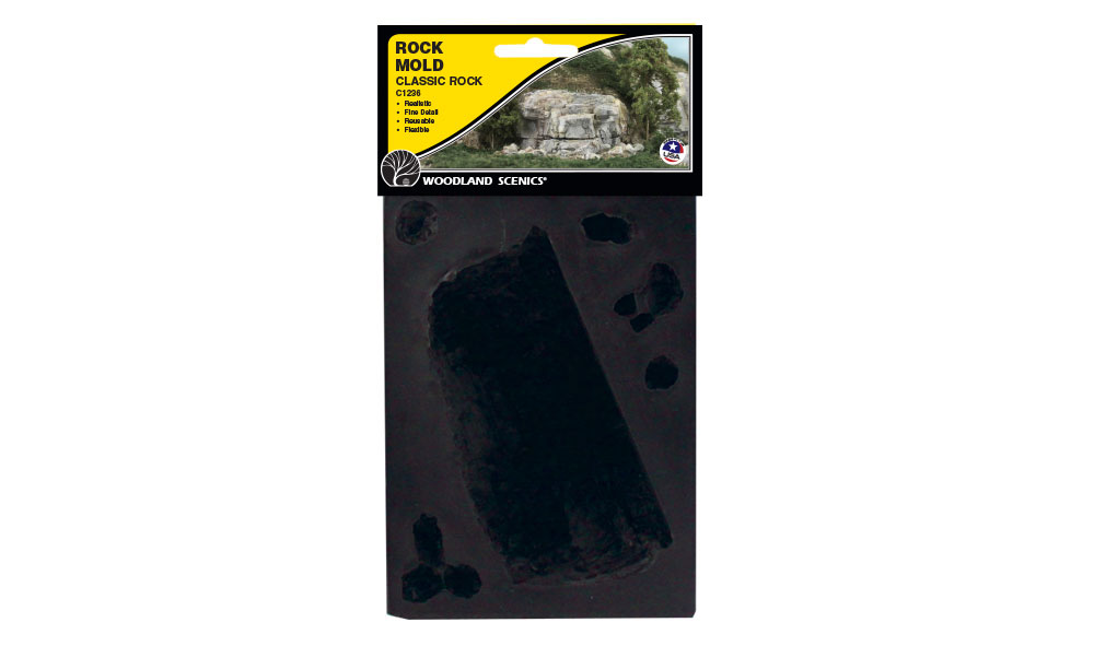 Woodland Scenics C1236 Gießform klassischer Felsen Neu OVP
