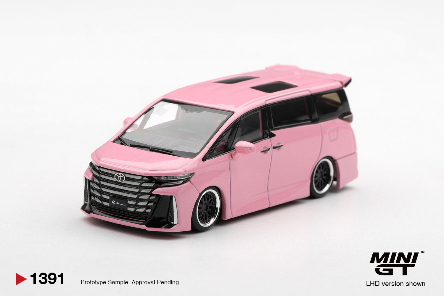 Mini GT 1391 1:64 TOYOTA VELLFIRE 40 KUHL METALLIC PINK 2025