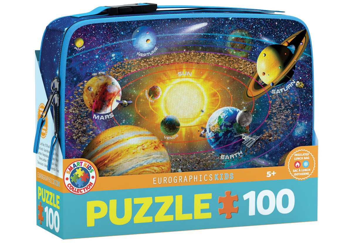 EUROGRAPHICS 9100-5486 Solar System Lunch Box Kindergarten 100 Teile Puzzle