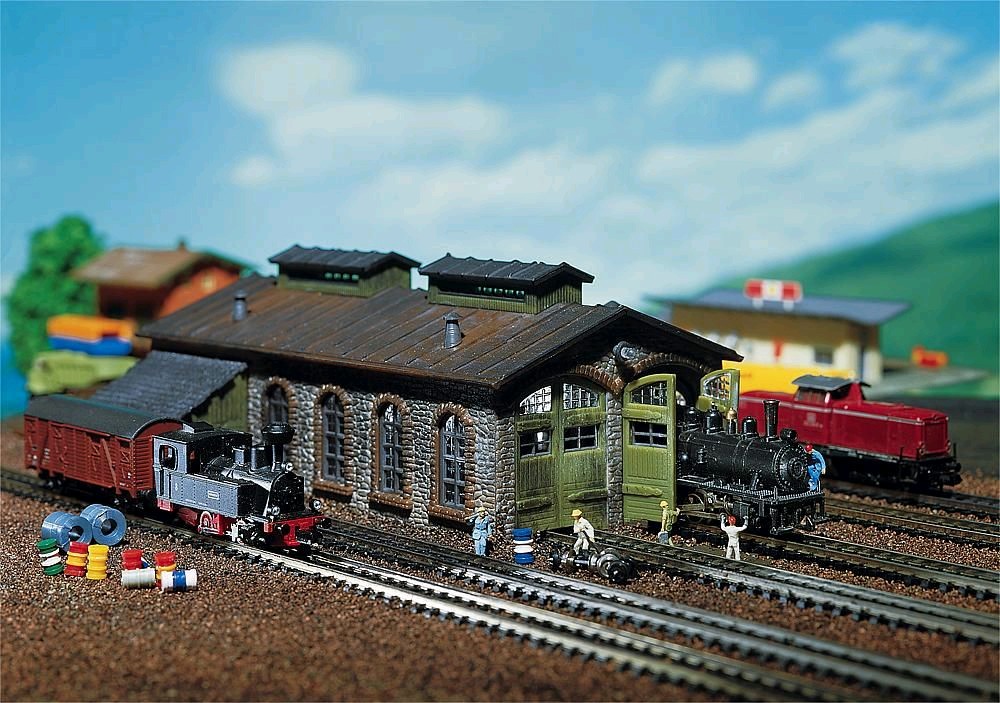 Faller 222116 Lokschuppen 1:160 Spur N Neu OVP