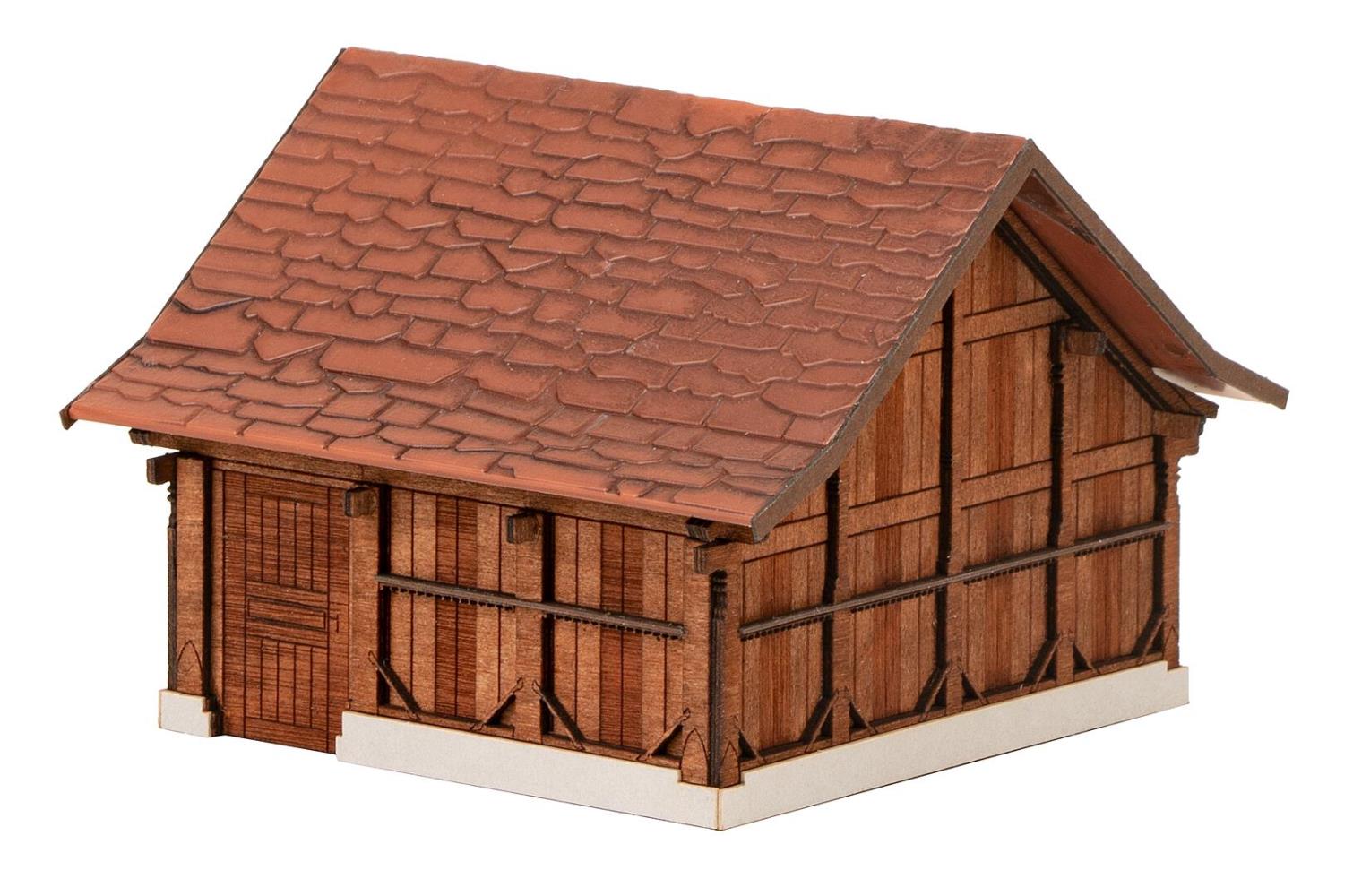 Faller 120308 Toilettenhaus Lavin 1:87 Spur H0 Bausatz Neu OVP