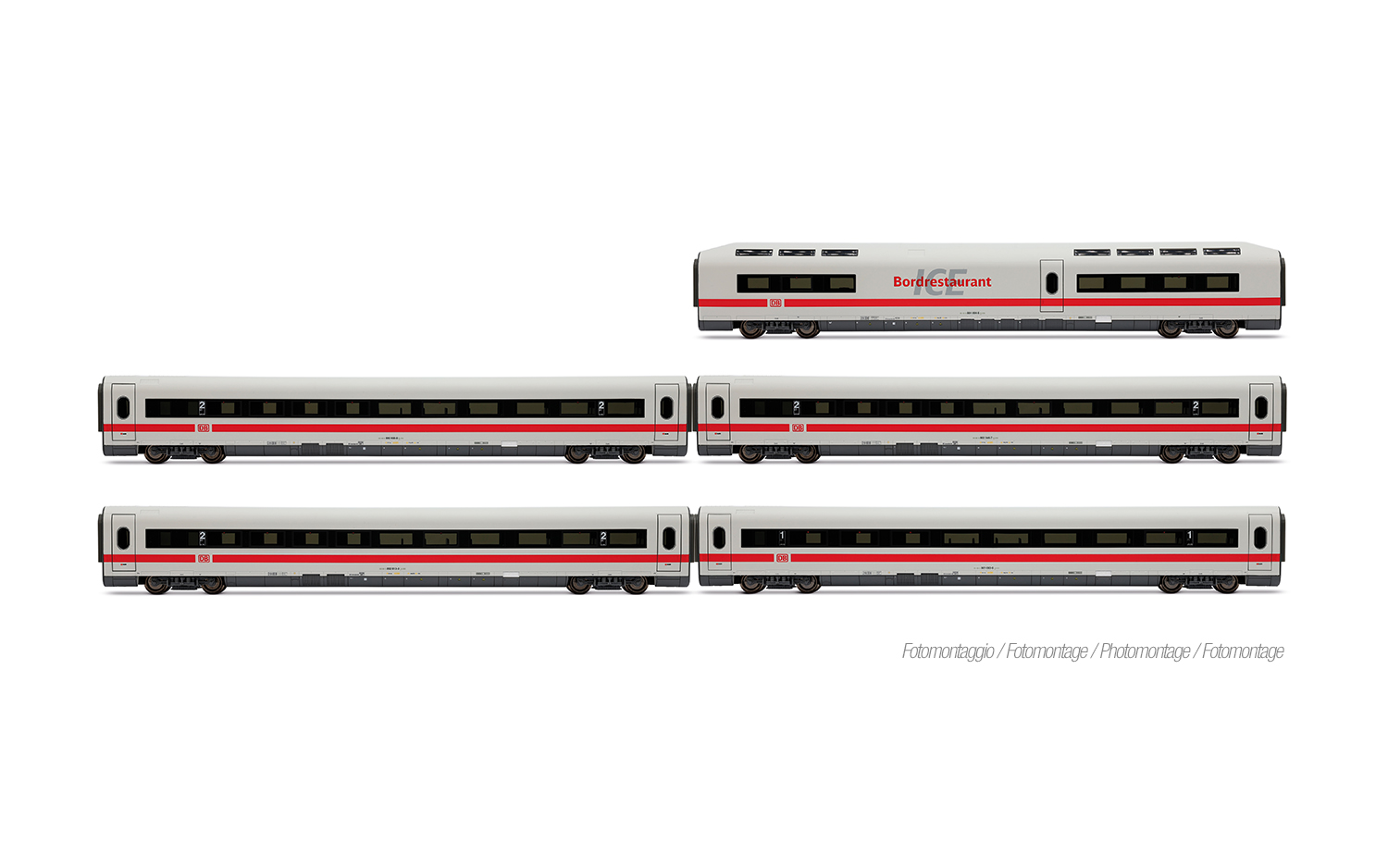 Lima HL4686 DB AG, ICE1, Tz 186 „Chur“, 5-tlg. Set Zwischenwagen (1 x Sp