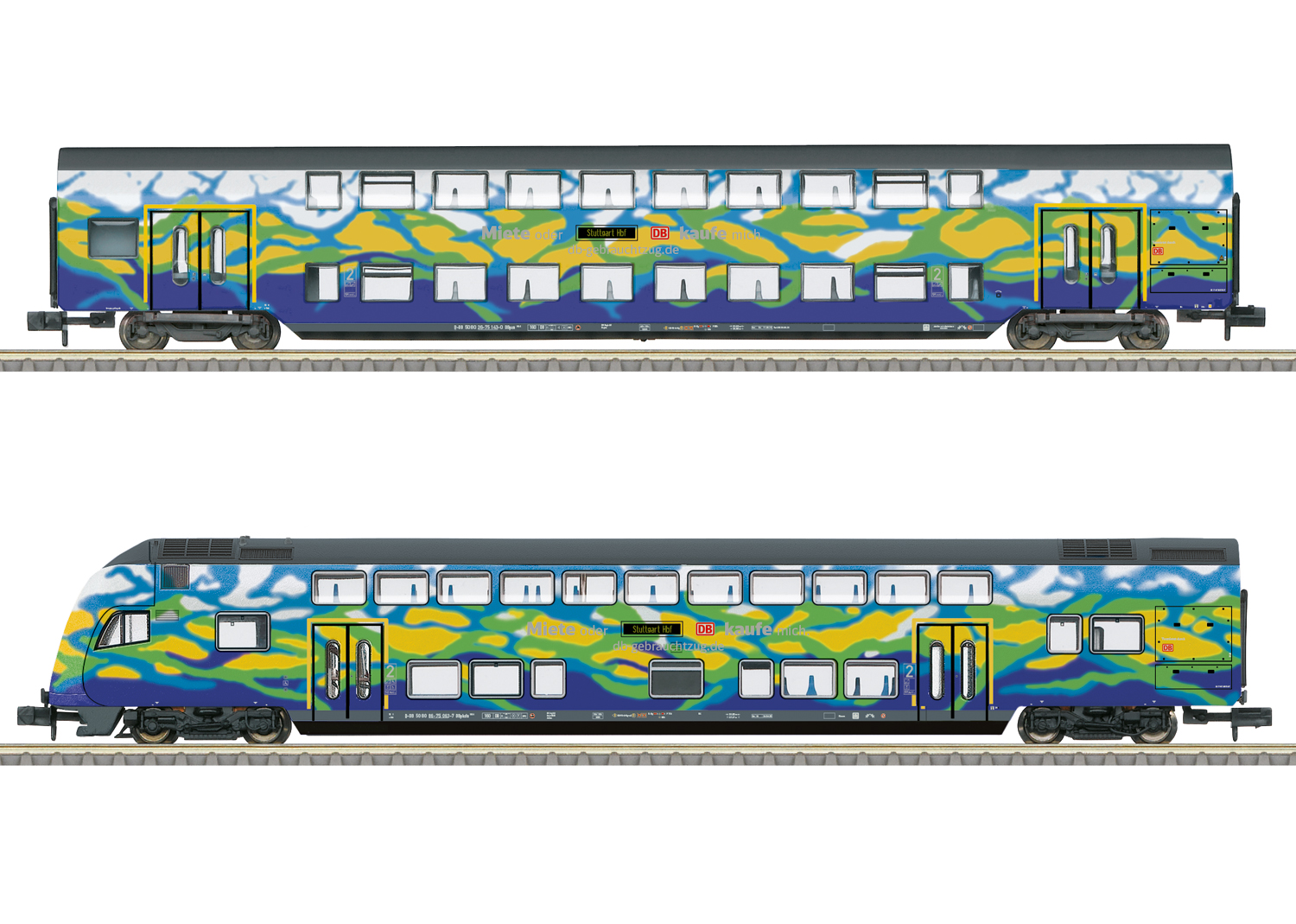 Trix 18299 Doppelstockwagen-Set Touristi