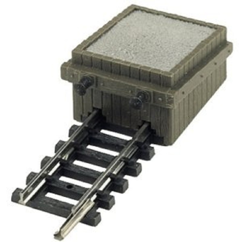 Trix 14976 Gleis mit Kastenprellbock Spur N 1:160