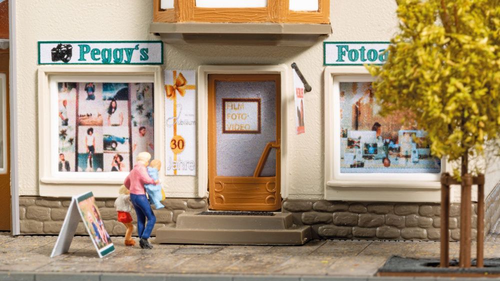 Auhagen 12355 Fotoatelier Peggy 1:87/1:120 Spur H0/TT Bausatz NEU