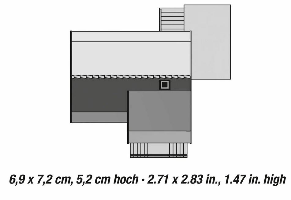 Noch 63606 Siedlungshaus mit Garage 1:160 Spur N Bausatz Neu