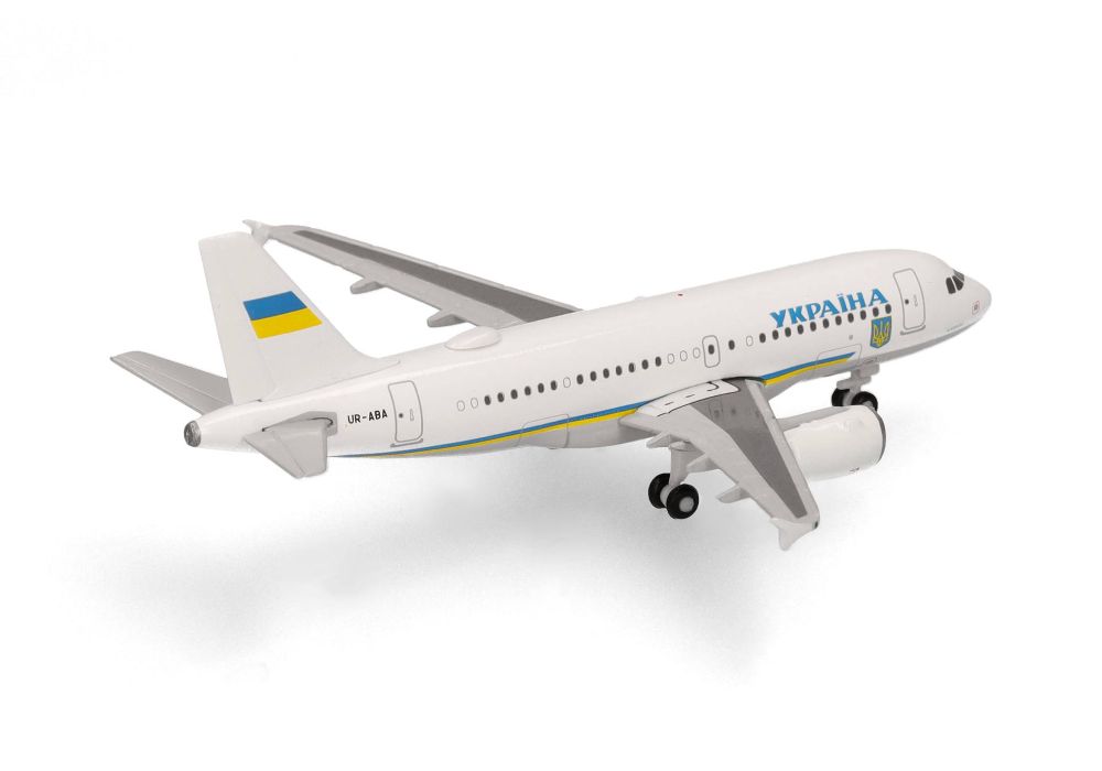 Herpa 538725 Ukraine Government Airbus A319 ACJ 1:500 NEU OVP