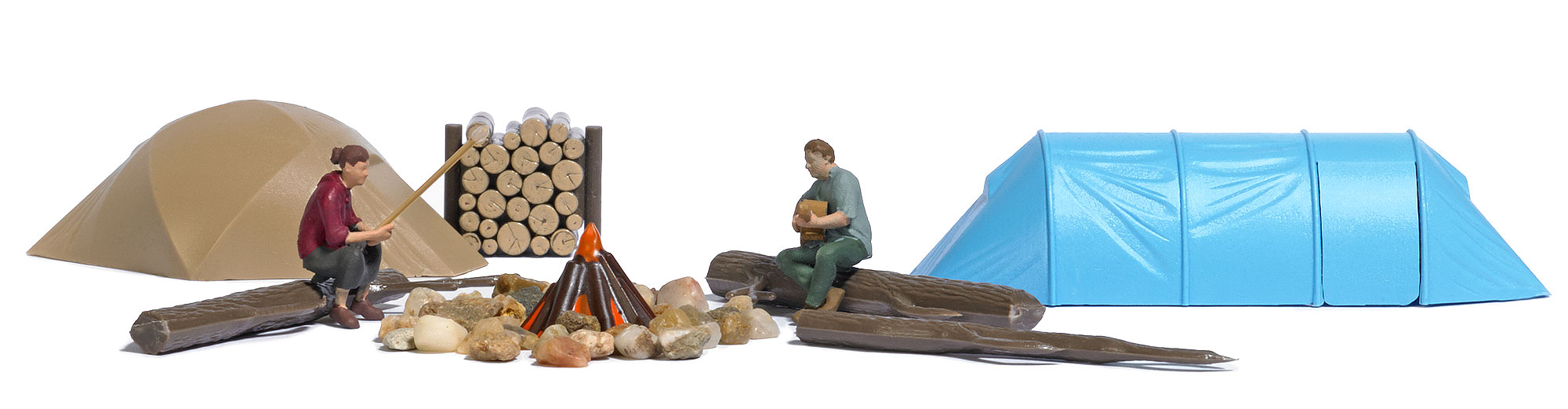 Busch 79823 Action Set Wildcamping 1:87 Spur H0 Neu OVP