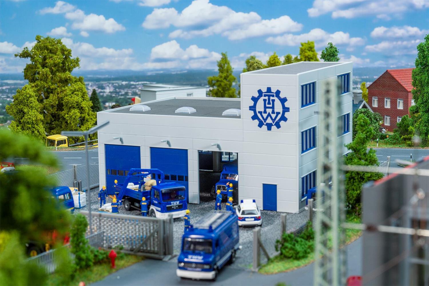 Faller 130790 THW-Gebäude 1:87 Spur H0 Bausatz Neu OVP