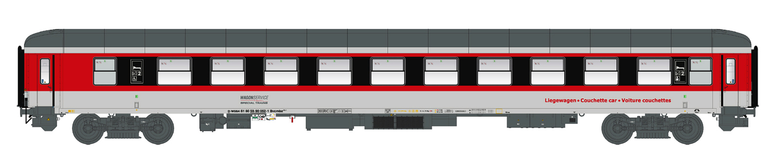 LS Models 58521 Liegewagen Bvcmbz 249.1 Wagonservice Ep.VI Spur TT