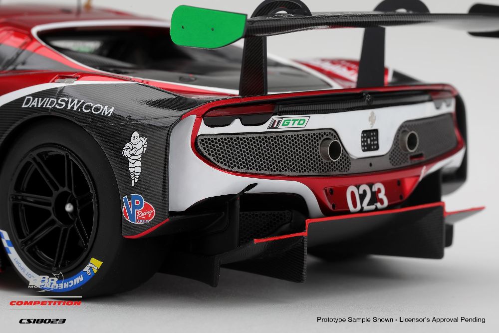 BBR CS18023 1:18 FERRARI 296 GT3 #23 TRIARSI COMPETIZIONE IMSA PETIT