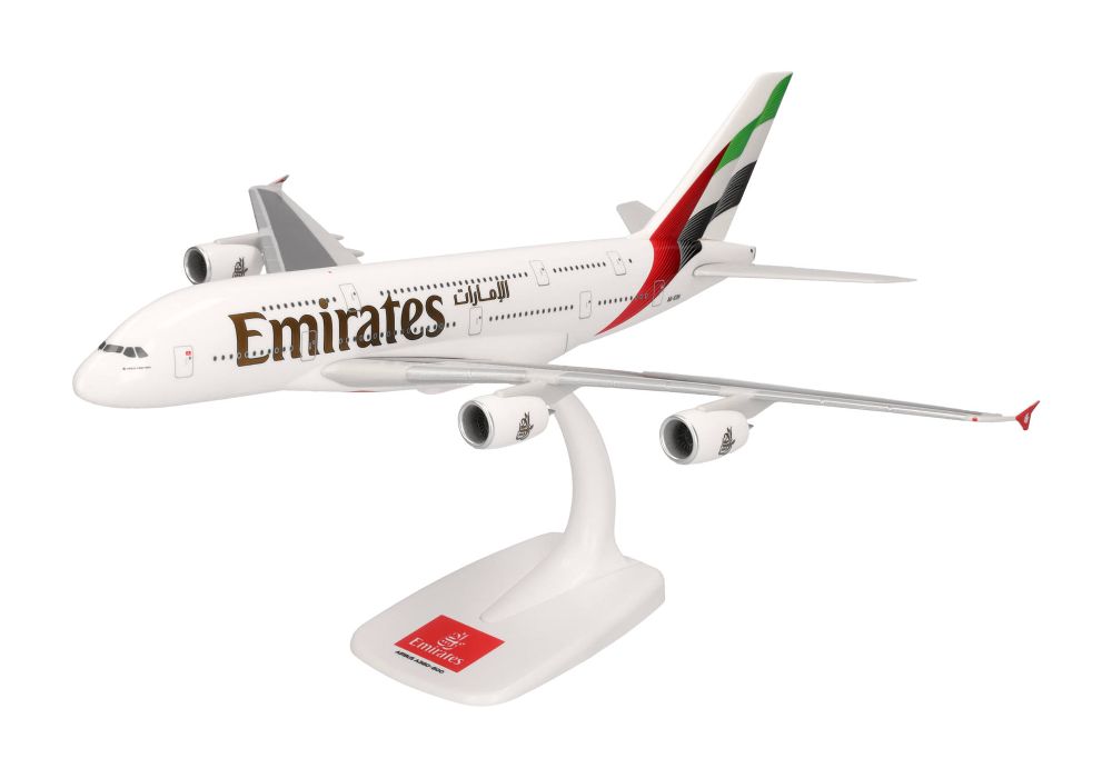 Herpa 614948 Emirates Airbus A380 – A6-EOH 1:250 Snap-Fit NEU