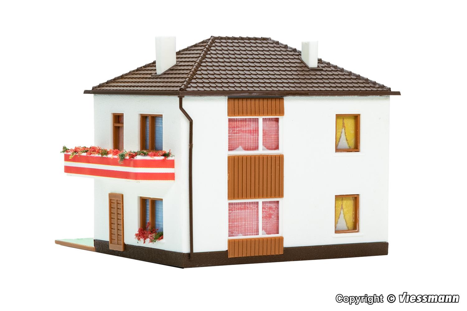 Vollmer 47702 Wohnhaus - Spur N - Bausatz - Neu - OVP