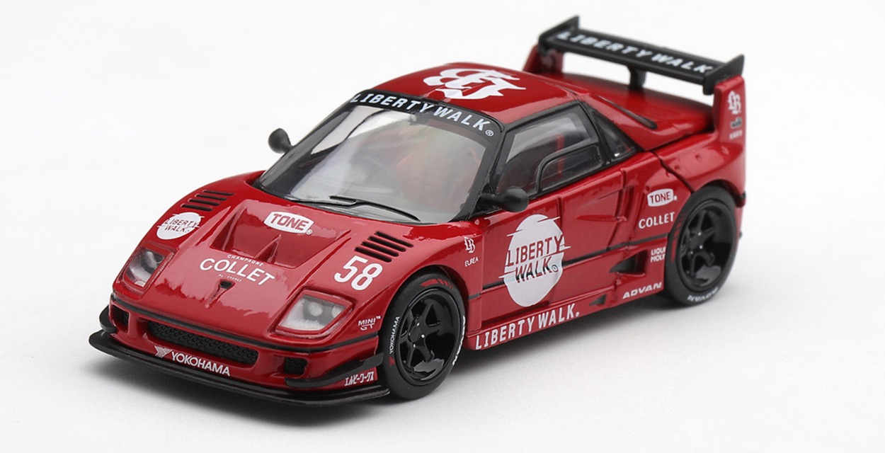 Mini GT 1362 1:64 MAZDA AZ-1 LIBERTY WALK LB40 HINOMARU RED 2026