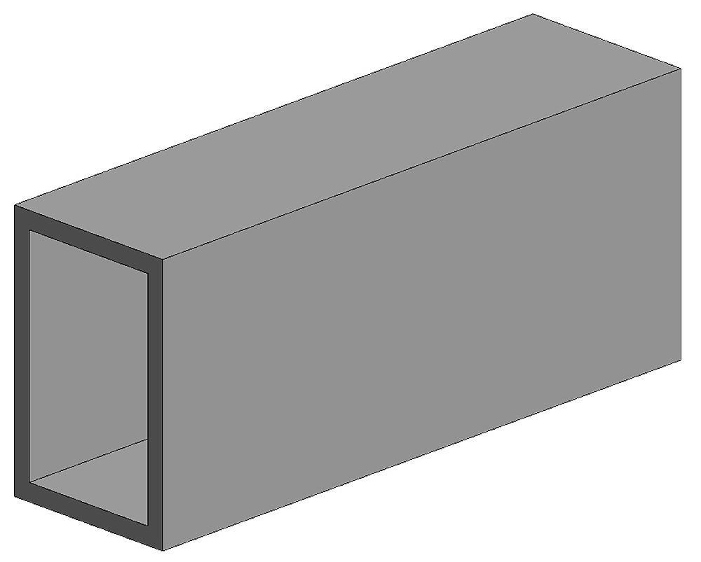 evergreen 258 Rechteckrohr, 350x4,8x7,9 mm,2Stück