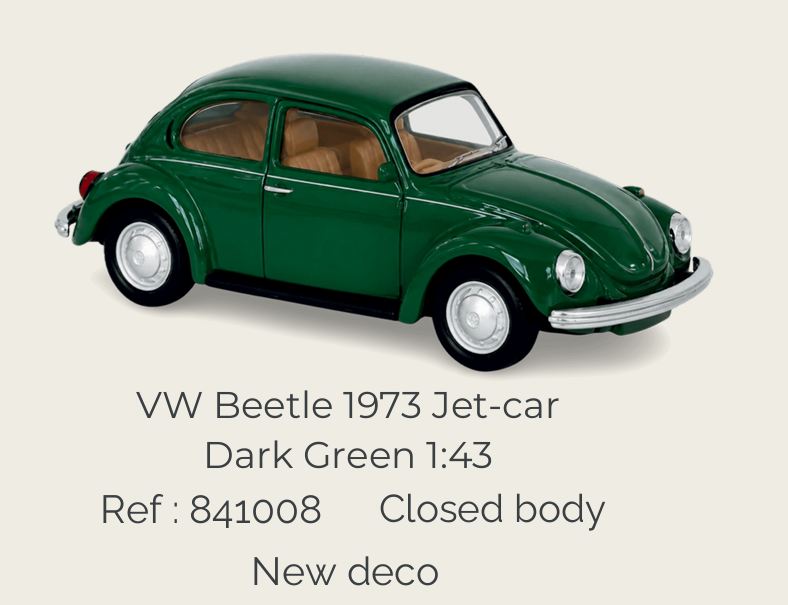 Norev 841008 VW Coccinelle Dark Green Jet-car 1:43