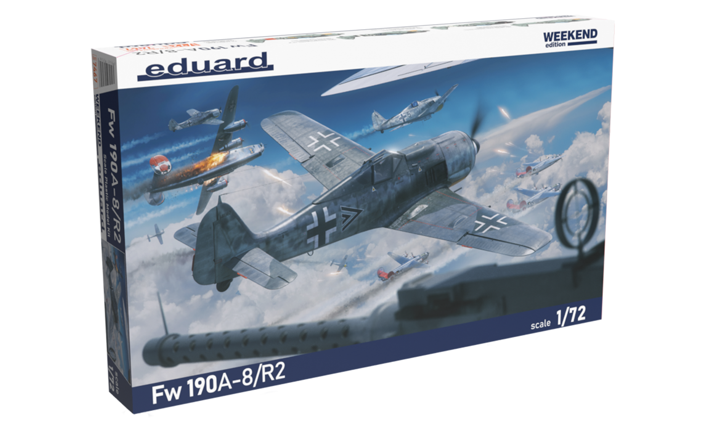 Eduard Plastic Kits 7467 Fw 190A-8/R2 Weekend edition 1:72 Bausatz Neu OVP