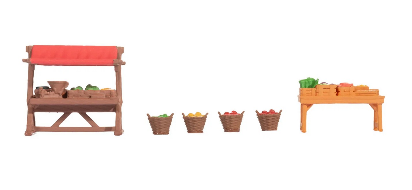 Noch 14837 Wochenmarkt-Zubehör 1:87 Spur H0 NEU OVP