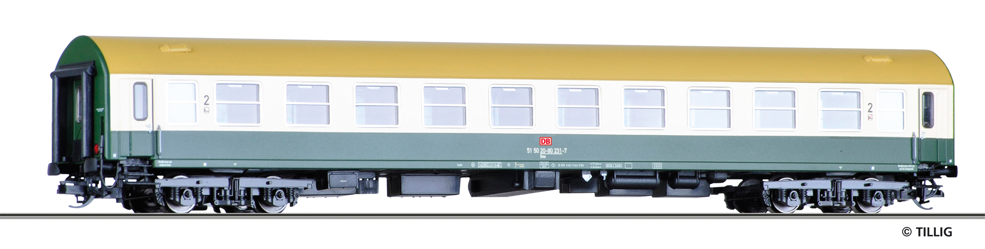 Tillig 16422 Reisezugwagen 2. Klasse B 518 der DB AG